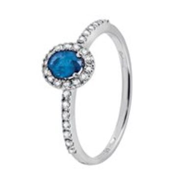 Anello Salvini Donna Dora in Oro bianco Zaffiro 0.50 Ct 20057643-13 - 20057643-13